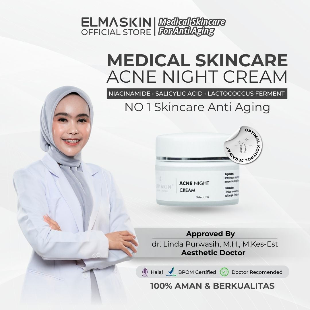 Acne Night Cream Anti Jerawat