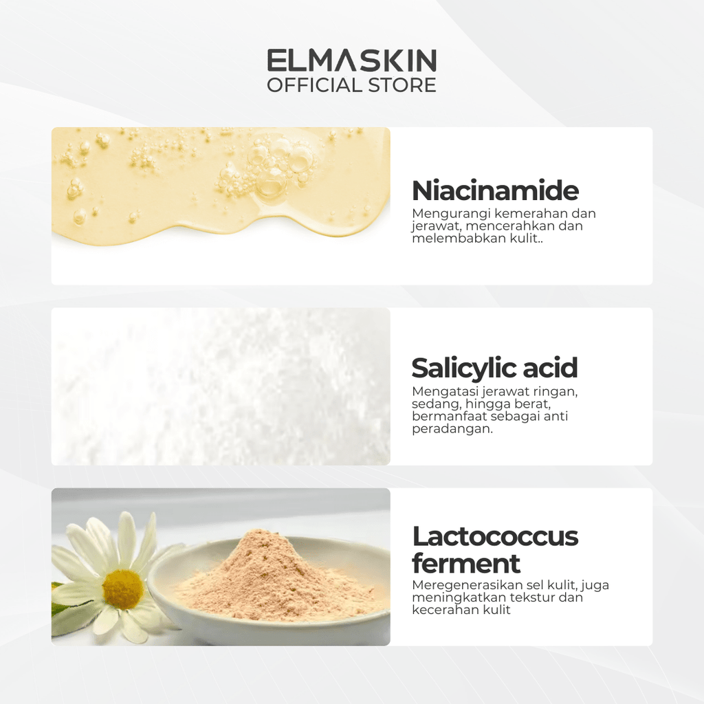 Acne Night Cream Anti Jerawat - elmaskin.id