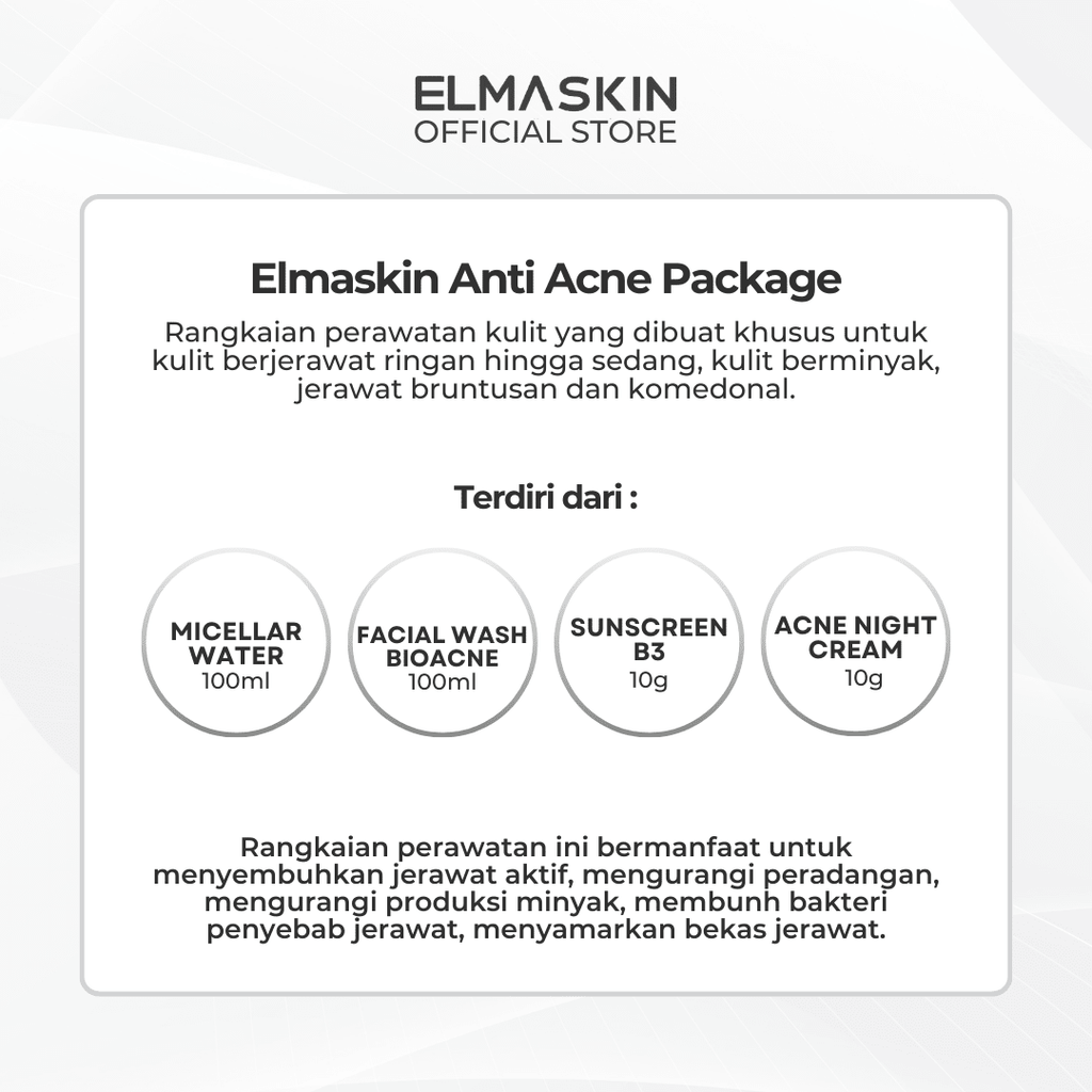 Anti Acne Package - elmaskin.id