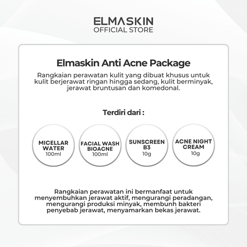 Anti Acne Package - elmaskin.id