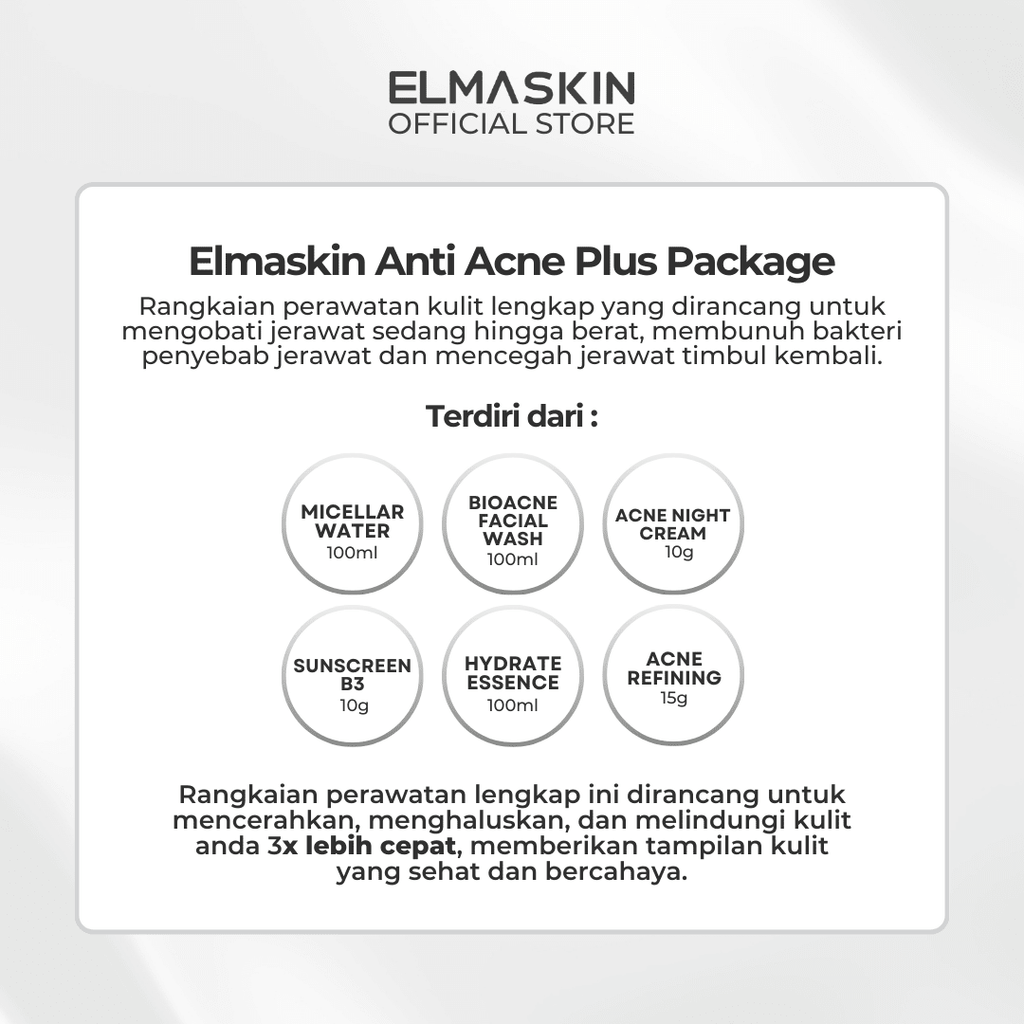 Anti Acne Plus Package - elmaskin.id