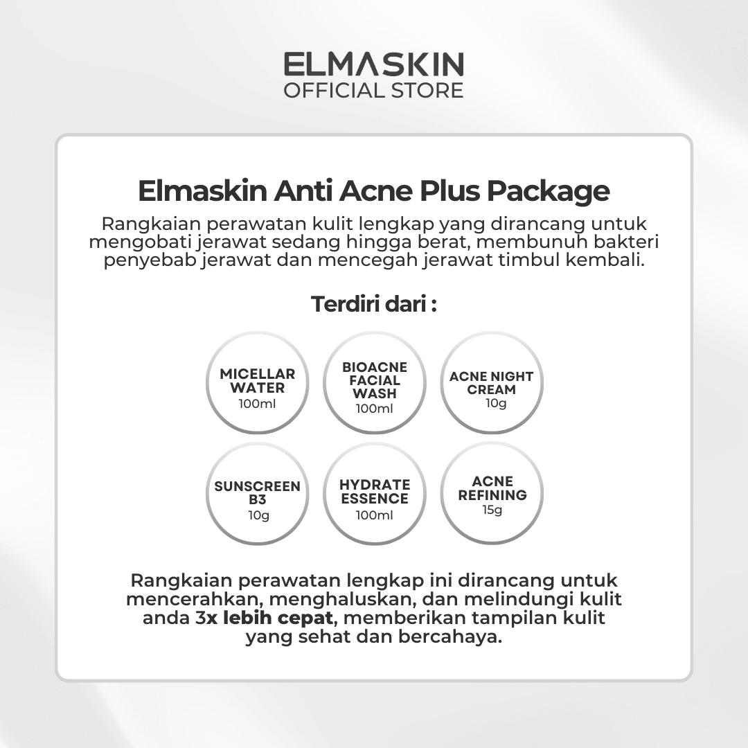 Anti Acne Plus Package - elmaskin.id