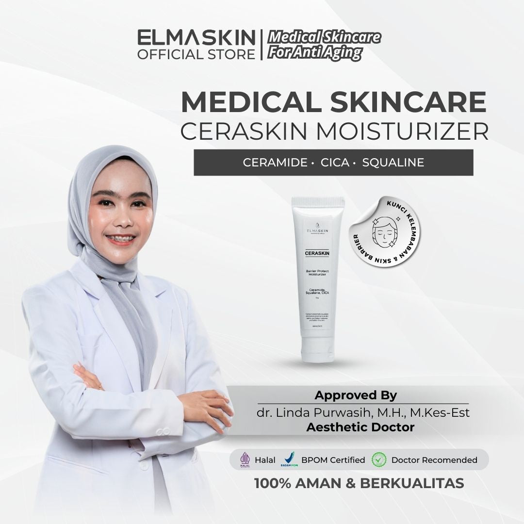 Ceraskin Moisturizer Skin Barrier Repair - elmaskin.id