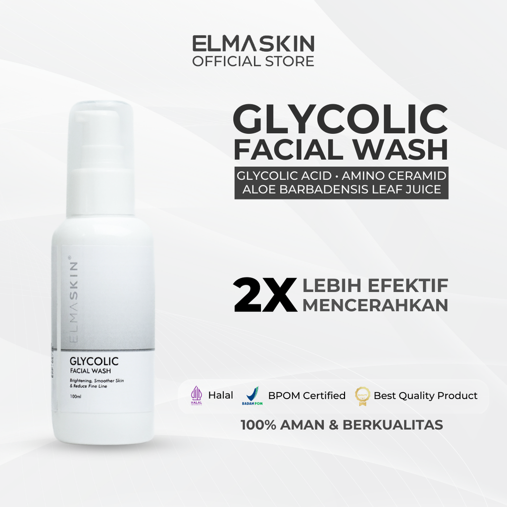 Glycolic Facial Wash AHA Glycolic Acid