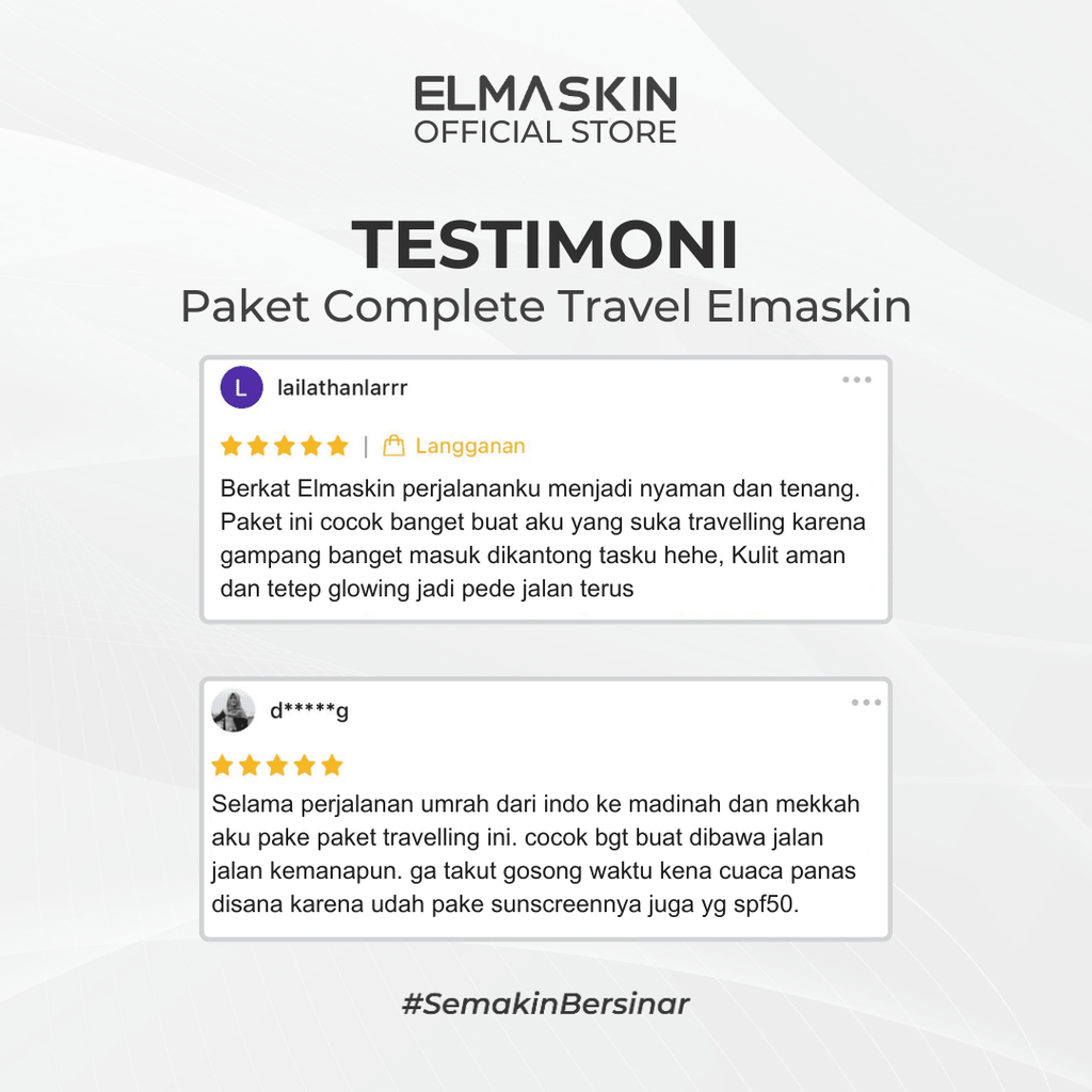 Skincare Travel Package - elmaskin.id