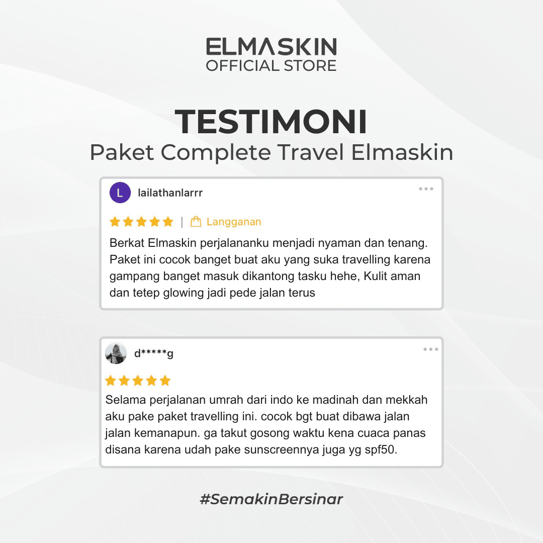 Skincare Travel Package - elmaskin.id