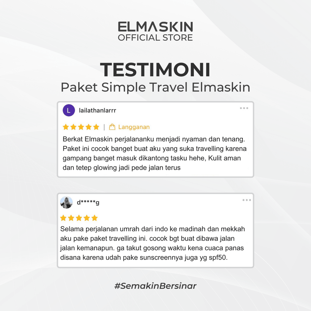 Skincare Travel Package - elmaskin.id