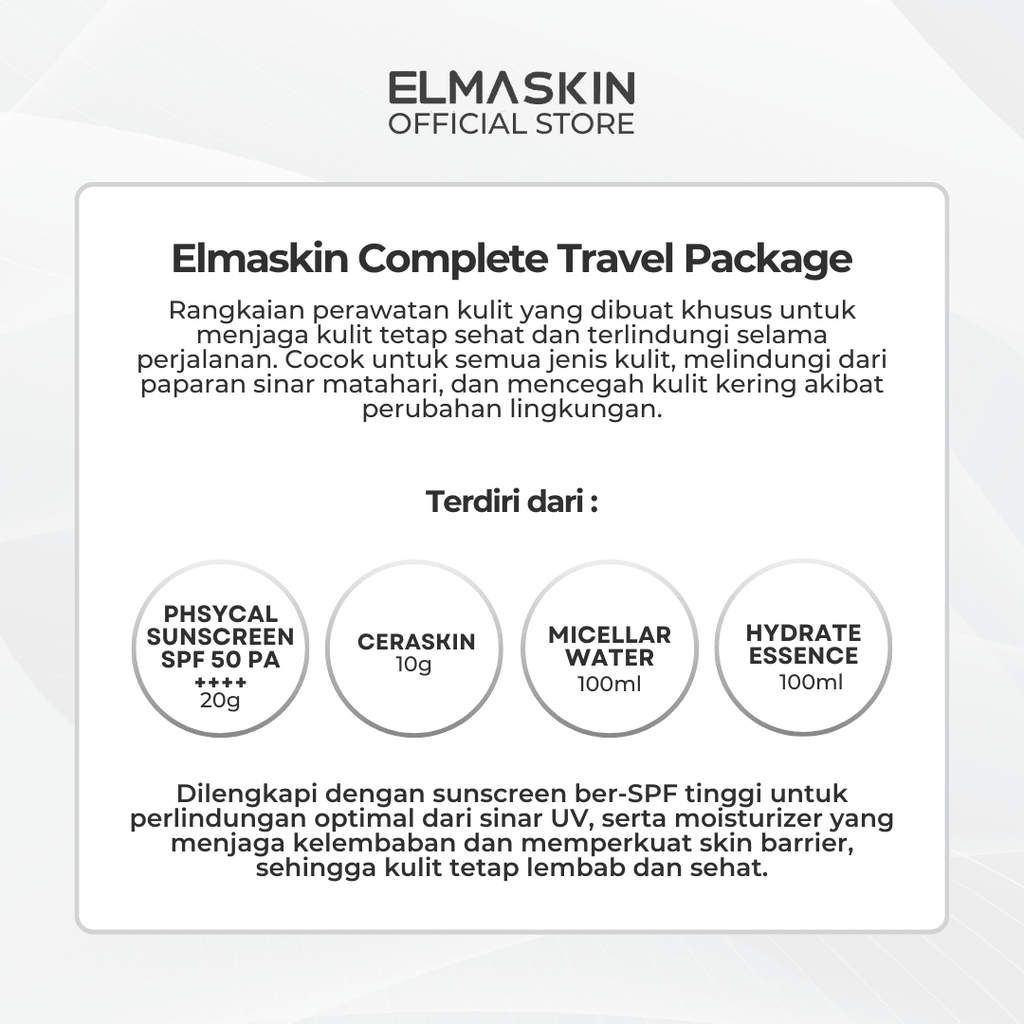 Skincare Travel Package - elmaskin.id