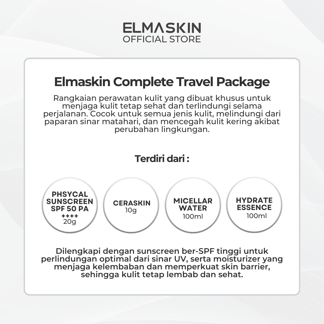 Skincare Travel Package - elmaskin.id