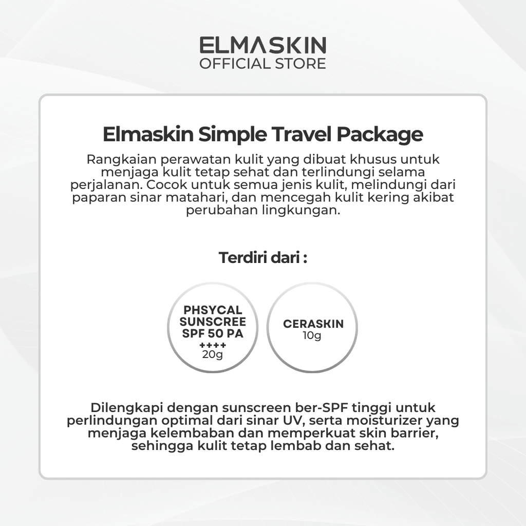 Skincare Travel Package - elmaskin.id
