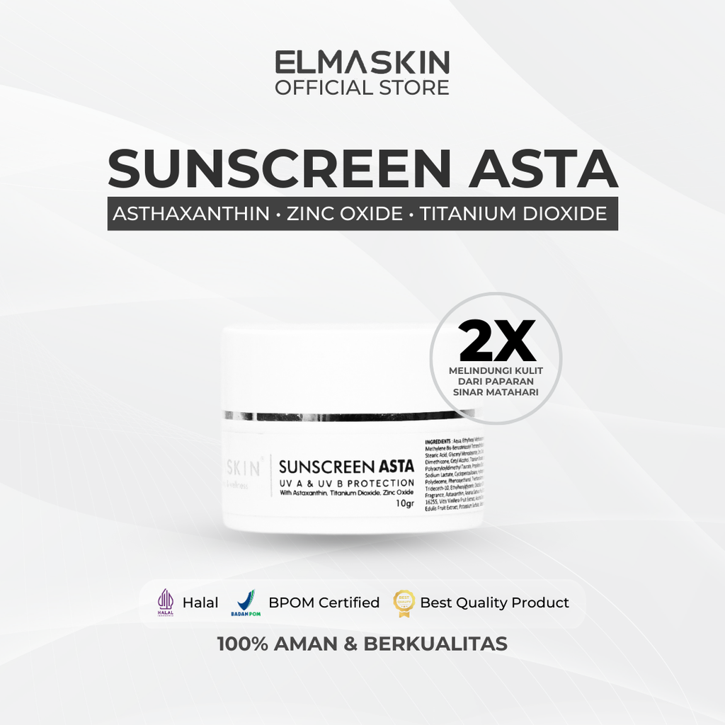 Sunscreen ASTA SPF 35 Antioksidan Kulit Kusam