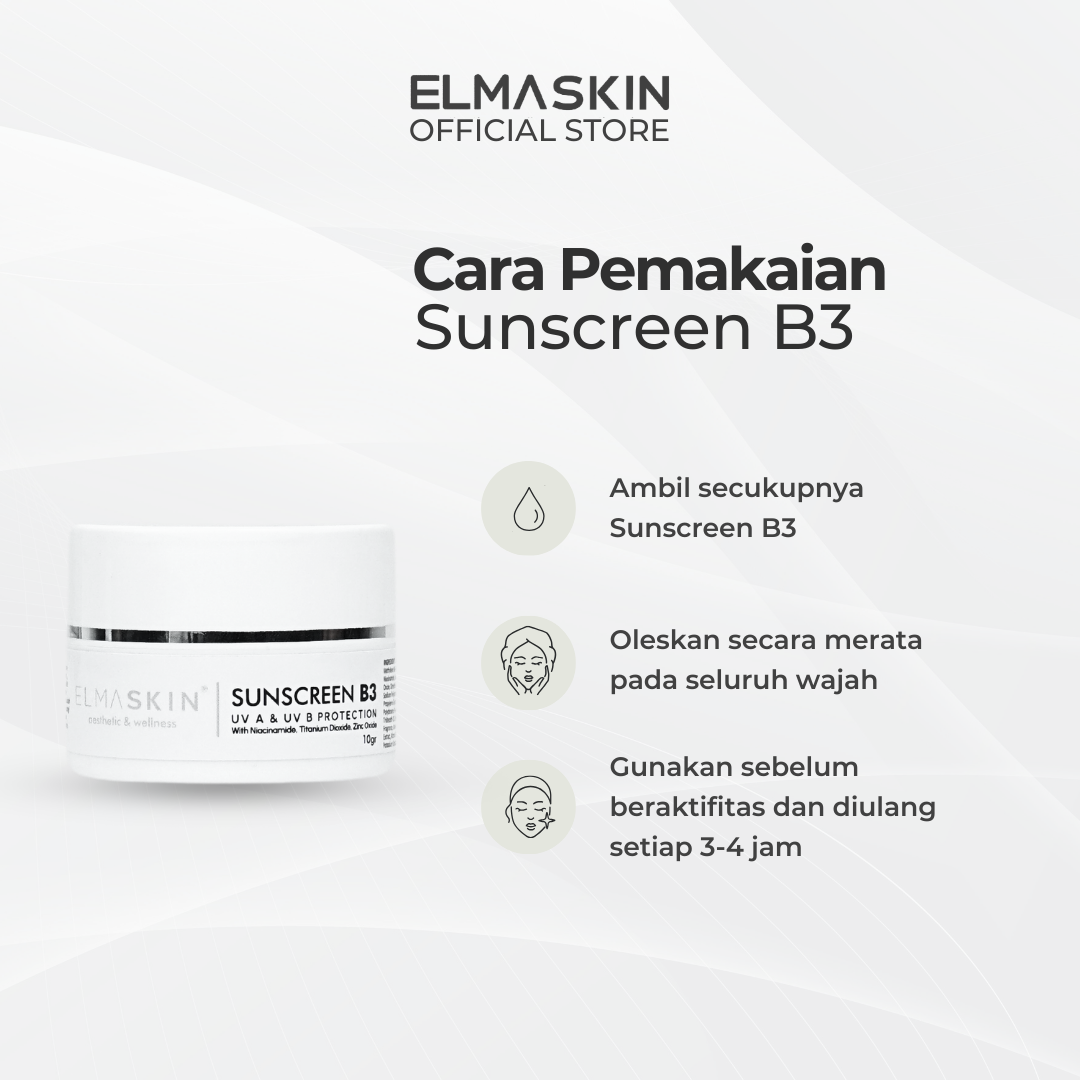 Sunscreen B3 SPF 35 Niacinamide Kulit Berminyak